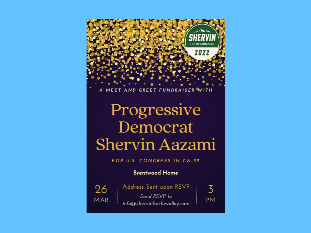 Shervin Aazami Fundraiser Event