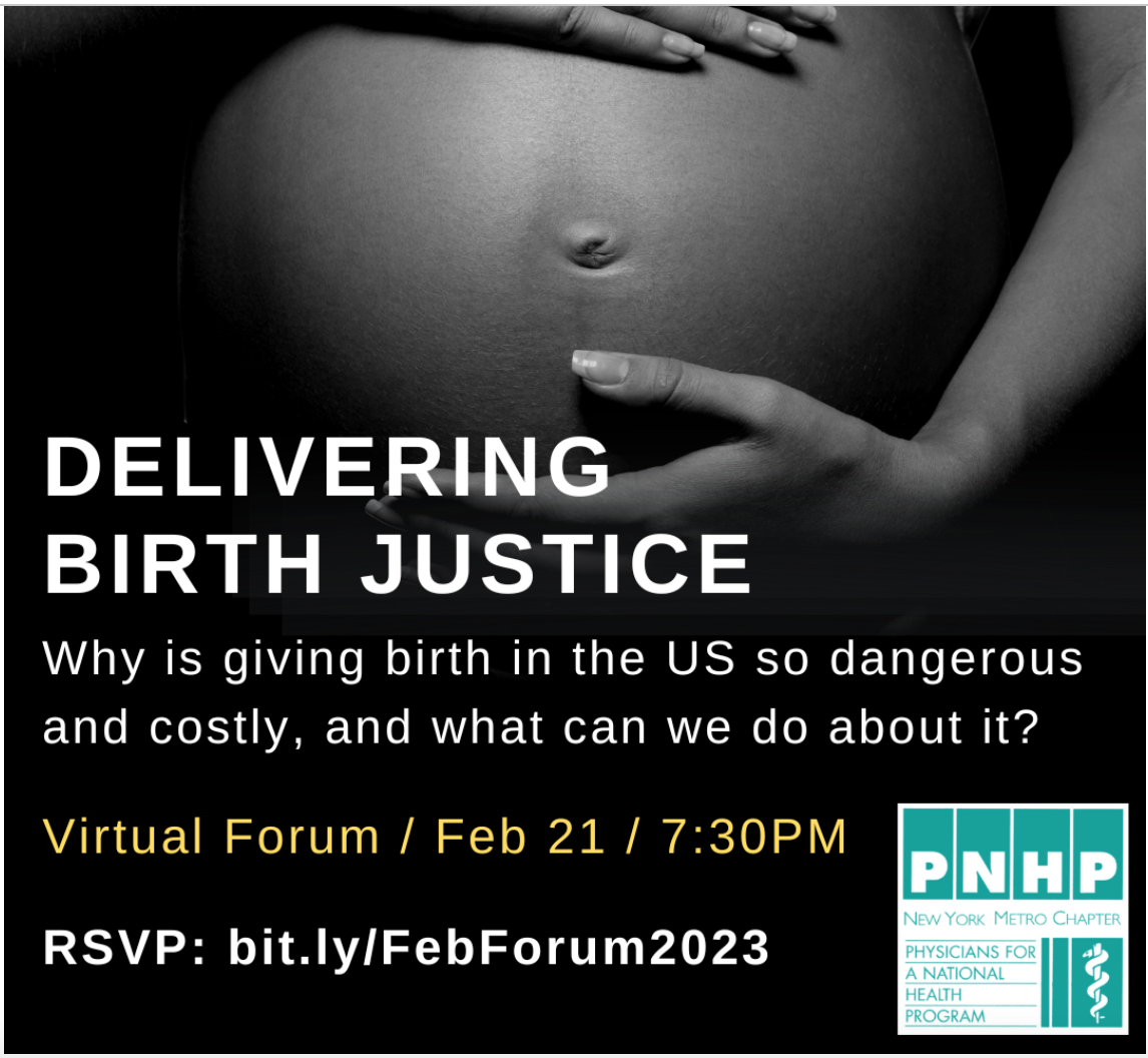 Delivering Birth Justice: PNHP-NY Webinar