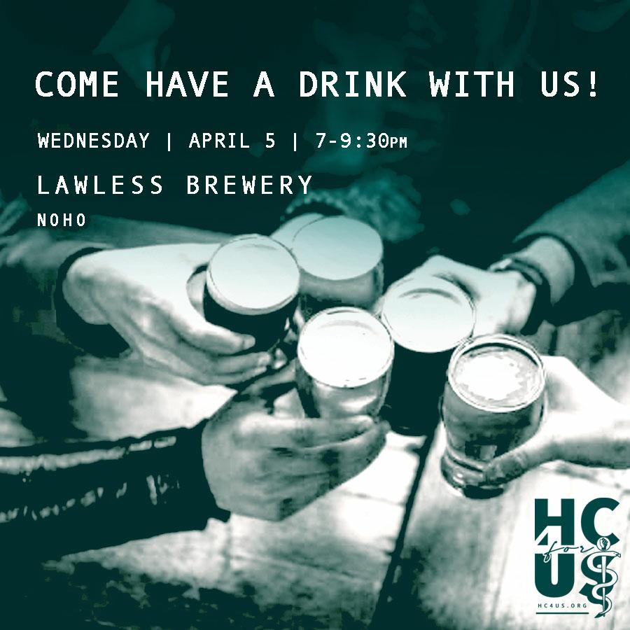 HC4US Social at Lawless Brewing Company (North Hollywood)