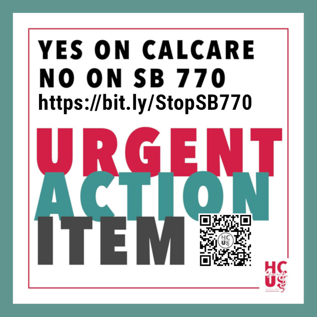 Urgent Action Item - No On SB770