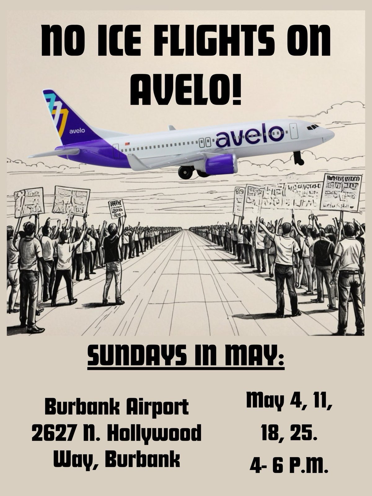 NO ICE FLIGHTS ON AVELO!