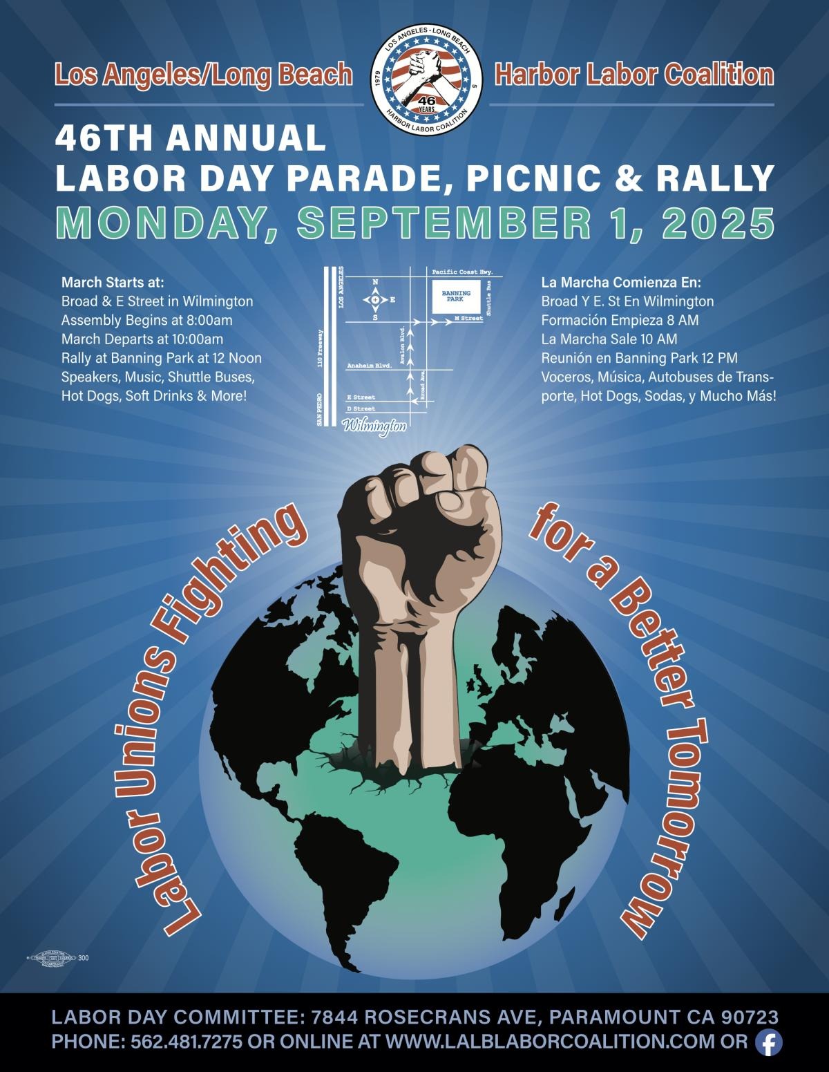 46th Labor Day Parade, Picnic & Rally